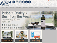 Tablet Screenshot of eppingclub.com